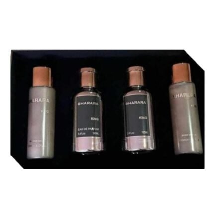 Perfume Árabe en Estuche Bharara King 4 Piezas by Bharara Eau de Parfum 100ml Unisex