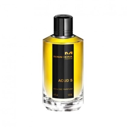 Mancera Aoud S, perfume oriental y especiado con oud y rosa, símbolo de misterio y elegancia.