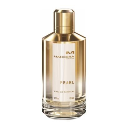 Mancera Pearl, perfume floral con rosa y jazmín, símbolo de frescura y elegancia atemporal.