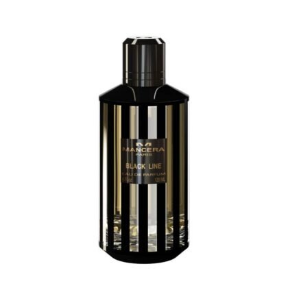Mancera Black Line, perfume oriental y especiado con rosa y pachulí, símbolo de misterio y elegancia.