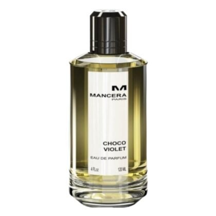 Mancera Choco Violette, perfume gourmand y floral con cacao y violeta, símbolo de dulzura y elegancia.
