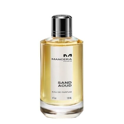 Mancera Sand Aoud, perfume especiado con oud y ámbar, símbolo de misterio y elegancia oriental.