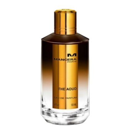 Mancera The Aoud, perfume especiado con rosa y oud, símbolo de misterio y elegancia oriental.