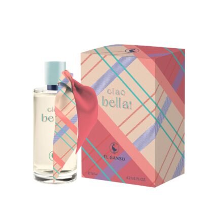Ciao Bella El Ganso, perfume femenino con frescura cítrica, corazón floral y base cálida envolvente.