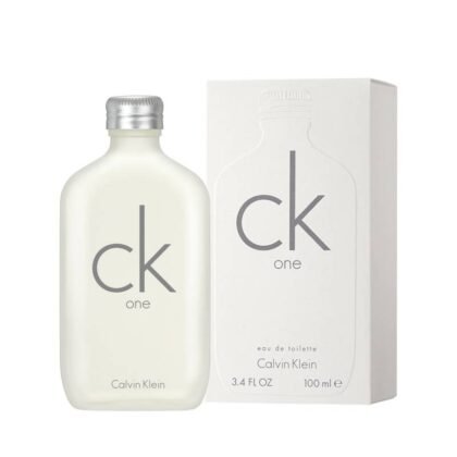 CK One, perfume unisex con frescura cítrica, corazón floral y base cálida envolvente.