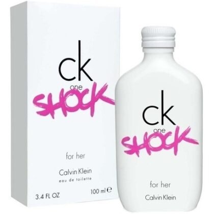 CK One Shock, perfume unisex con frescura cítrica, corazón especiado-floral y base cálida envolvente.