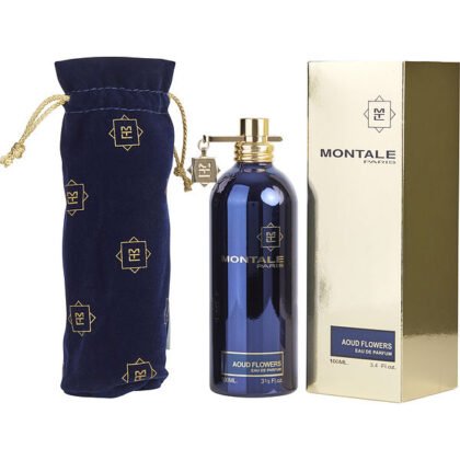 Montale Aoud Flowers, perfume floral con rosa y oud, símbolo de misterio y elegancia oriental.