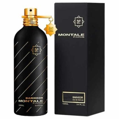 Montale Bakhoor, perfume unisex con frescura especiada, corazón floral-amaderado y base cálida envolvente.