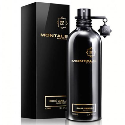 Montale Boise Vanille, perfume unisex con frescura cítrica, corazón amaderado y base cálida envolvente.