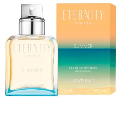 Calvin Klein Eternity Summer, perfume masculino con frescura cítrica, corazón floral y base cálida envolvente.