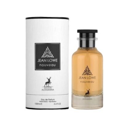 Jean Lowe Nouveau Maison Alhambra, perfume femenino con frescura cítrica, corazón floral y base cálida envolvente.