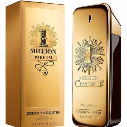 Perfume 1 Mill1 Million Parfum Paco Rabanne, fragancia intensa y lujosa con notas florales, solares y orientales.