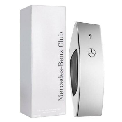 Mercedes Benz Club, perfume masculino fresco con notas cítricas, especiadas y amaderadas.