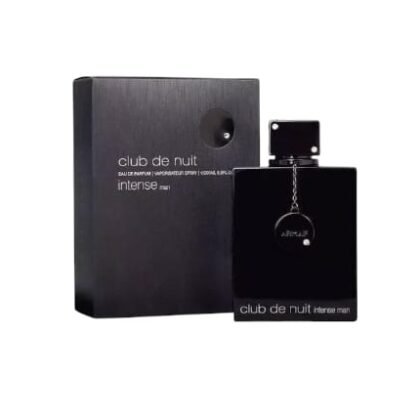 Club de Nuit Intense, perfume masculino con frescura cítrica, corazón floral y base cálida sensual.