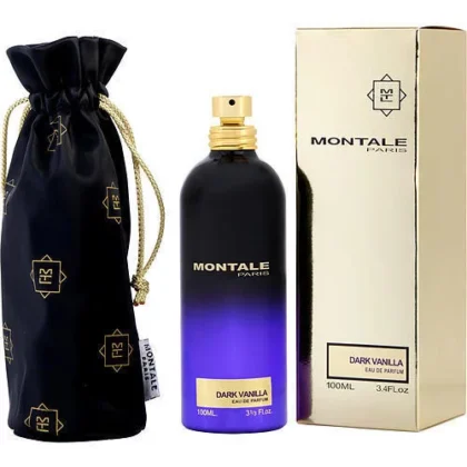 Montale Dark Vanilla, perfume unisex elegante con notas de vainilla, especias y maderas orientales.