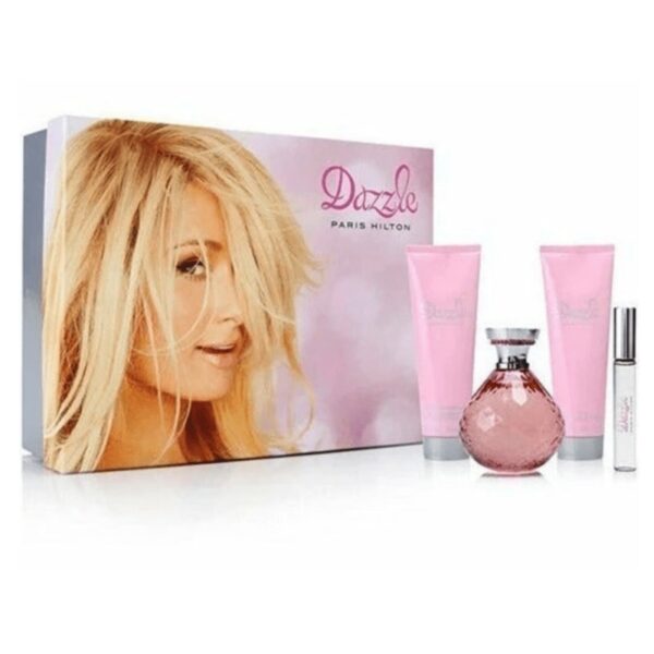 Perfume en Estuche Dazzle Paris Hilton Eau de Toilette 4 Piezas – Mujer