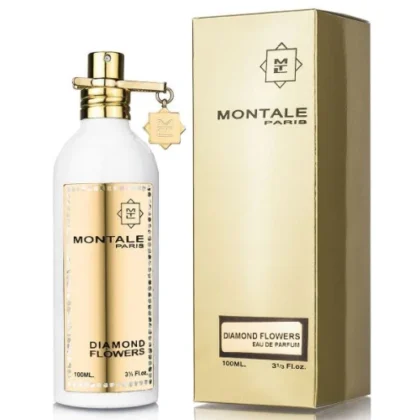 Montale Diamond Flowers, perfume femenino elegante con notas florales, vainilla y almizcle.