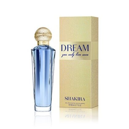 Shakira Dream, fragancia romántica con notas frutales, florales y amaderadas.