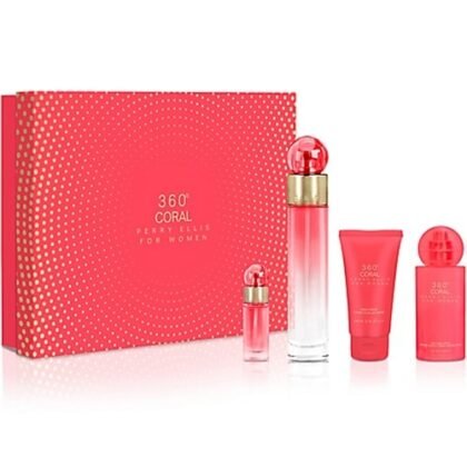 Frescura y sensualidad en el Estuche 360° Coral Perry Ellis, un set completo para cada ocasión.