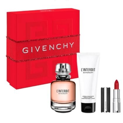 L’Interdit de Givenchy, fragancia icónica con notas frutales, florales y amaderadas.