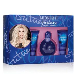 Perfume en Estuche Midnight Fantasy de Britney Spears 3 Piezas – 100ml – Mujer