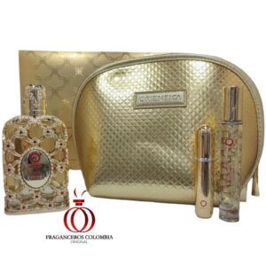 Perfume Árabe en Estuche Orientica Royal Amber Eau de Parfum 4 Piezas – 80ml – Unisex