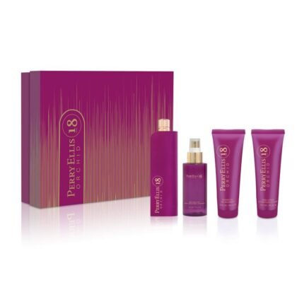 Sensualidad y frescura en el Estuche Perry Ellis 18 Orchid, un set completo para cada ocasión.