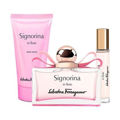Juventud y frescura en el Estuche Signorina In Fiore, el perfume que ilumina cada momento.