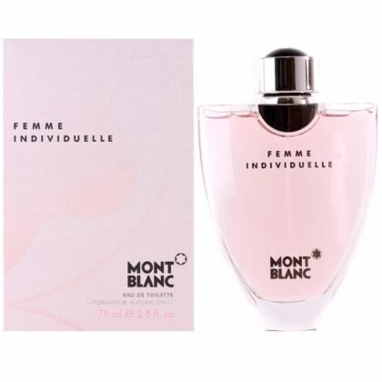 Montblanc Femme Individuelle, perfume femenino con notas afrutadas, florales y base cálida envolvente.