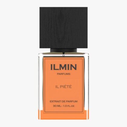 ILMIN IL Piete, perfume unisex con frescura cítrica, corazón floral y base cálida ambarada.