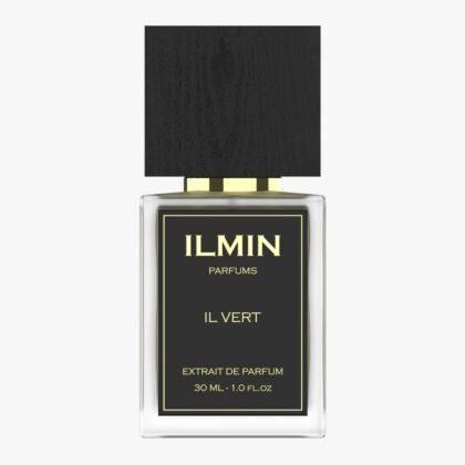 ILMIN IL Vert, perfume unisex con frescura cítrica, corazón herbal y base cálida amaderada.