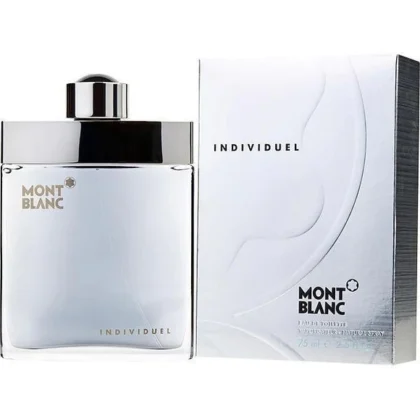 Mont Blanc Individuel, perfume masculino con notas cítricas, especiadas y base cálida envolvente.