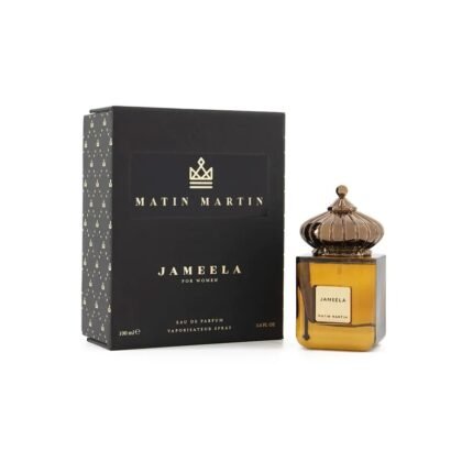 Jameela Matin Martin, perfume femenino con frescura cítrica, corazón floral y base cálida sensual.
