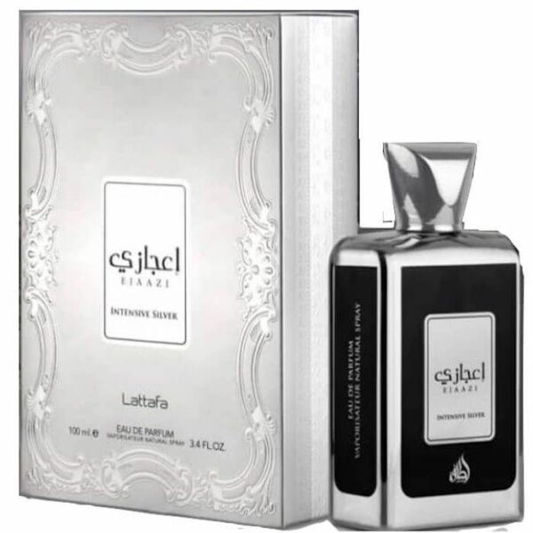 Perfume Árabe Lattafa Ejaazi Intensive Silver Eau de Parfum – 100ml – Unisex