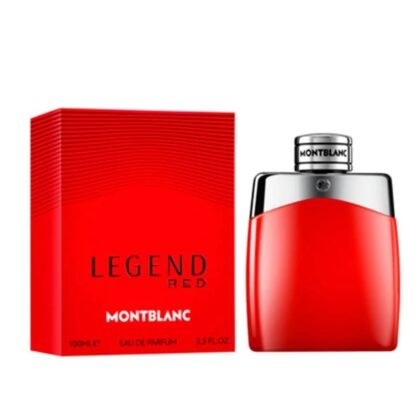 Montblanc Legend Red, perfume masculino intenso con notas cítricas, especiadas y base cálida elegante.