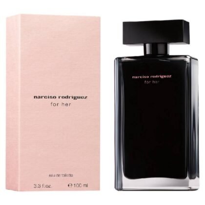 Perfume Narciso Rodriguez For Her EDT, aroma femenino fresco y sensual con notas florales y cálidas.