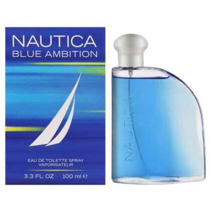 Nautica Blue Ambition, fragancia fresca y moderna con notas cítricas, acuáticas y amaderadas.