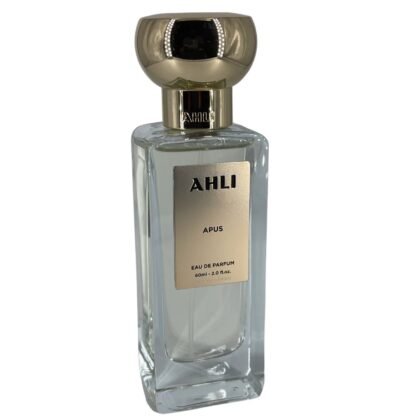 Ahli Apus, perfume unisex con frescura cítrica, corazón especiado y base cálida amaderada.