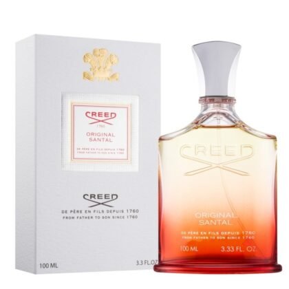 Creed Original Santal, fragancia masculina elegante, fresca y sofisticada con un toque cálido y sensual.