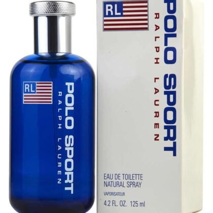 Polo Sport Ralph Lauren, perfume masculino fresco con notas cítricas, herbales y amaderadas.
