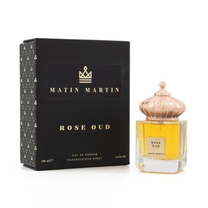 Rose Oud Matin Martin, perfume unisex con frescura especiada, corazón floral y base de oud sensual.