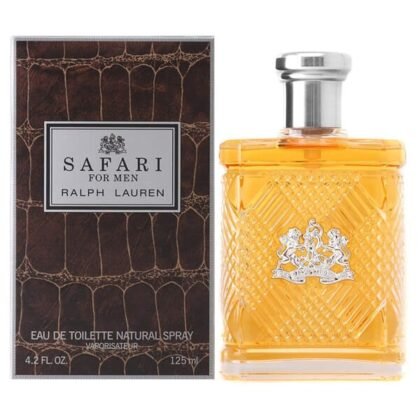Safari For Men Ralph Lauren, perfume masculino elegante con notas cítricas, especiadas y amaderadas.
