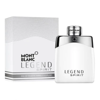Montblanc Legend Spirit, perfume masculino fresco con notas cítricas, acuáticas y base cálida elegante.