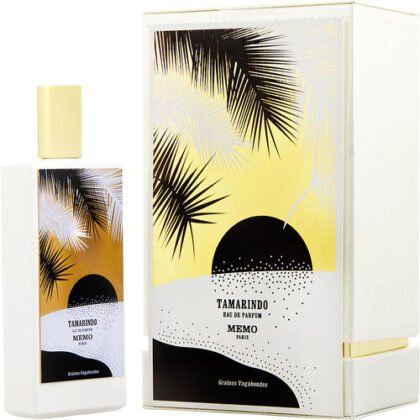 Tamarindo Memo Paris, perfume de lujo con frescura tropical, corazón floral y base cálida sensual.
