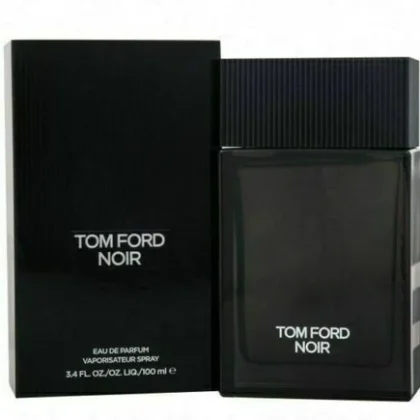 Perfume Tom Ford Noir, aroma masculino elegante con notas cítricas, especiadas y base cálida.