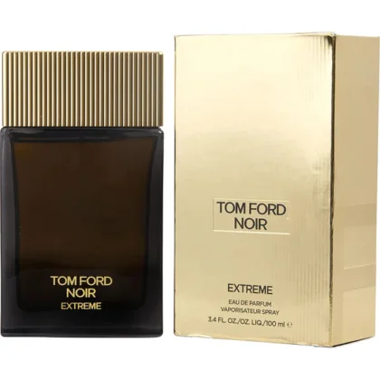 Perfume Tom Ford Noir Extreme, aroma intenso y sofisticado con notas especiadas, florales y cálidas.