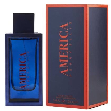 Perry Ellis America, perfume masculino fresco con notas cítricas, aromáticas y amaderadas.
