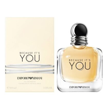 Emporio Armani Because It´s You, fragancia femenina fresca, romántica y sofisticada con un toque sensual.