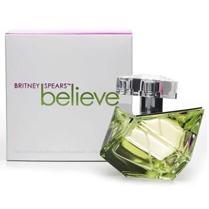 Britney Spears Believe, fragancia femenina fresca, romántica y sofisticada con un toque sensual y moderno.