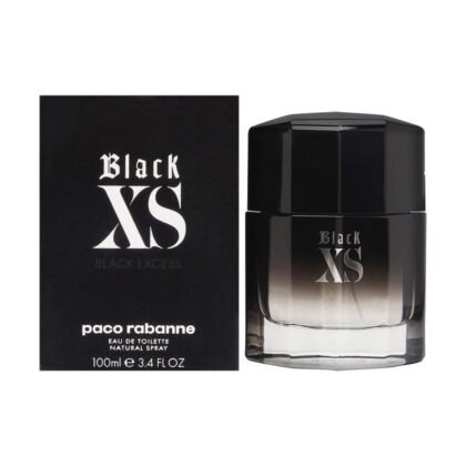 Black XS EDT Hombre Paco Rabanne, fragancia masculina intensa con notas cítricas, especiadas y orientales.